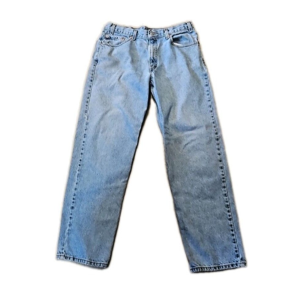 LEVI'S Jeans Mens 36x32 Denim Blue 550 Relaxed Tapered Med Wash